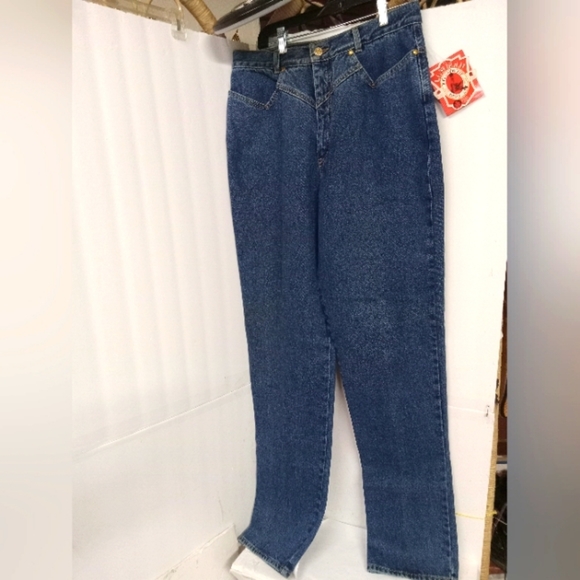LAWMAN Western Denim Pants Relax Fit Jeans Blue High-Rise Sz 11/12 - Picture 1 of 8